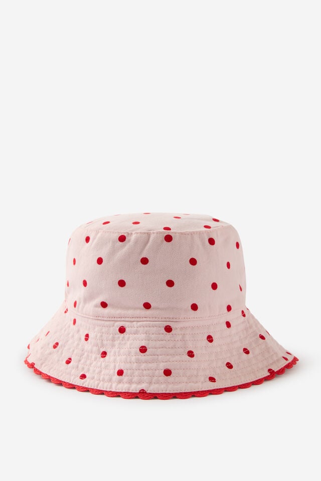 Girls Long Sleeve One Piece & Reversible Bucket Hat Set, 